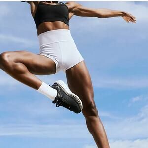 NWOT Free People Movement Good Karma Shorts in Gray Sz XS/S